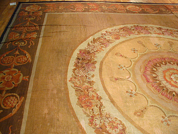 Antique aubusson Carpet - # 3927