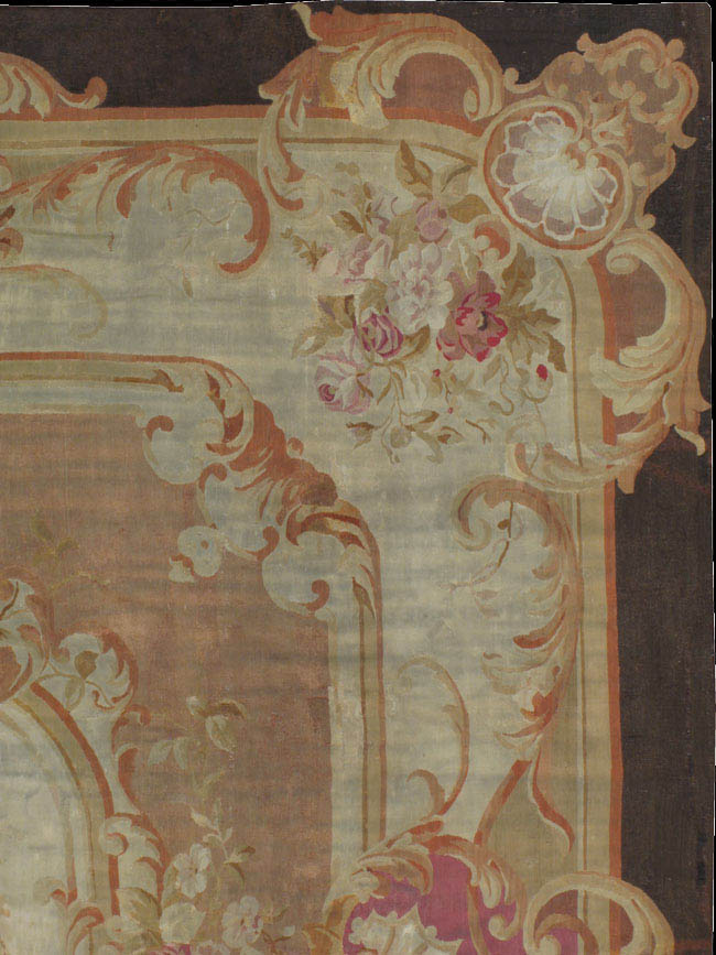 Antique aubusson Carpet - # 41253
