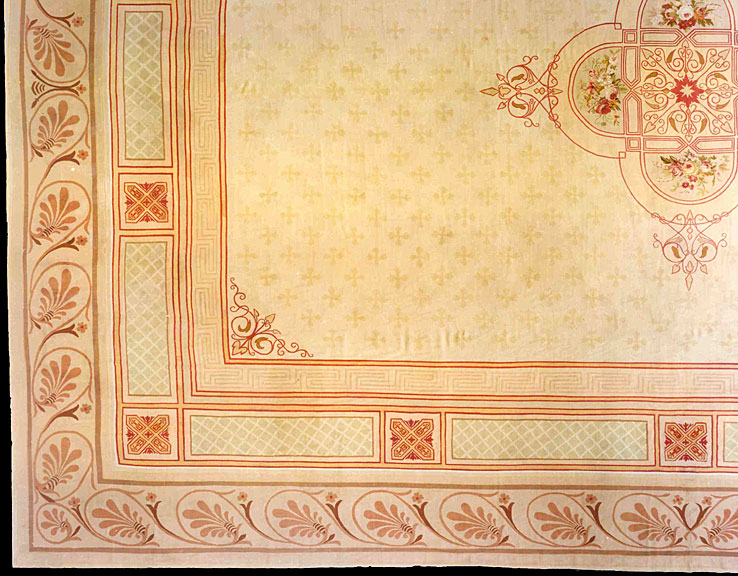 Antique aubusson Carpet - # 4361