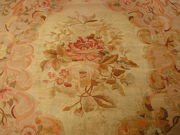 Antique aubusson Carpet - # 4384