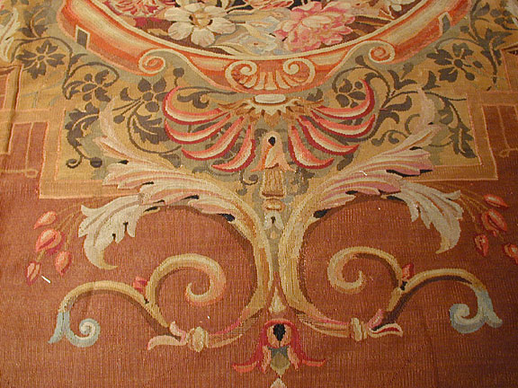 Antique aubusson Carpet - # 4385