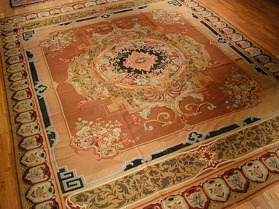 Antique aubusson Carpet - # 4385
