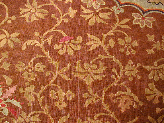 Antique aubusson Carpet - # 4386