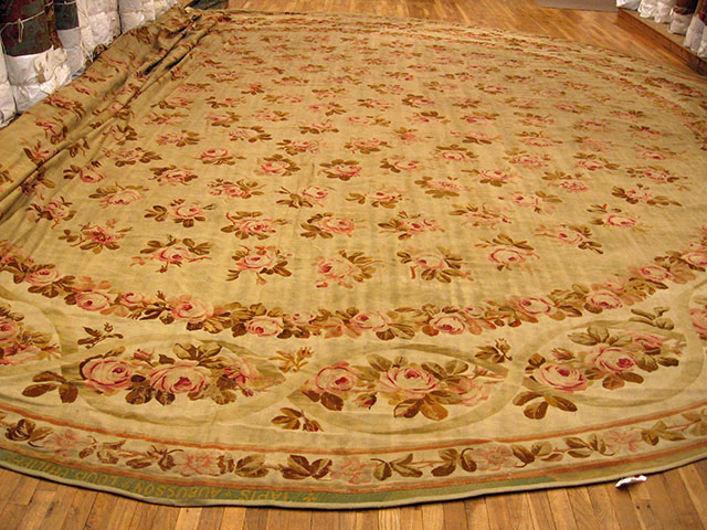 Antique aubusson Carpet - # 51475