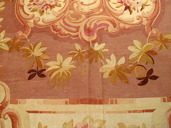 Antique aubusson Carpet - # 5548