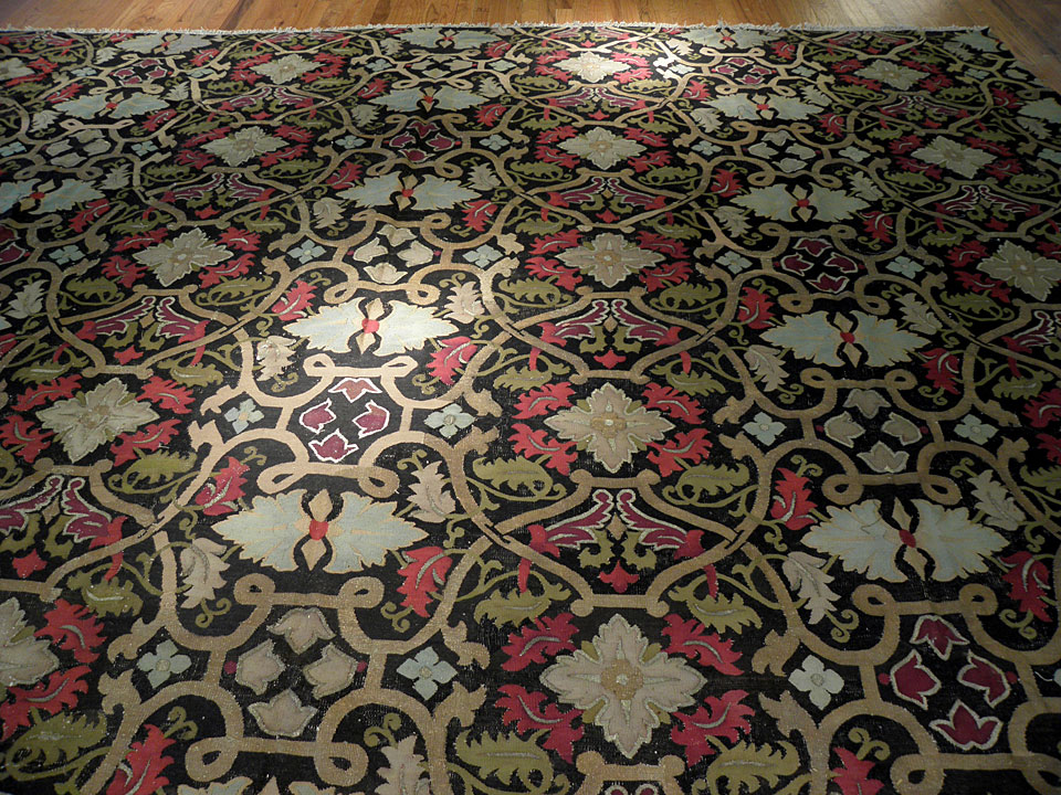 Antique aubusson Carpet - # 7616