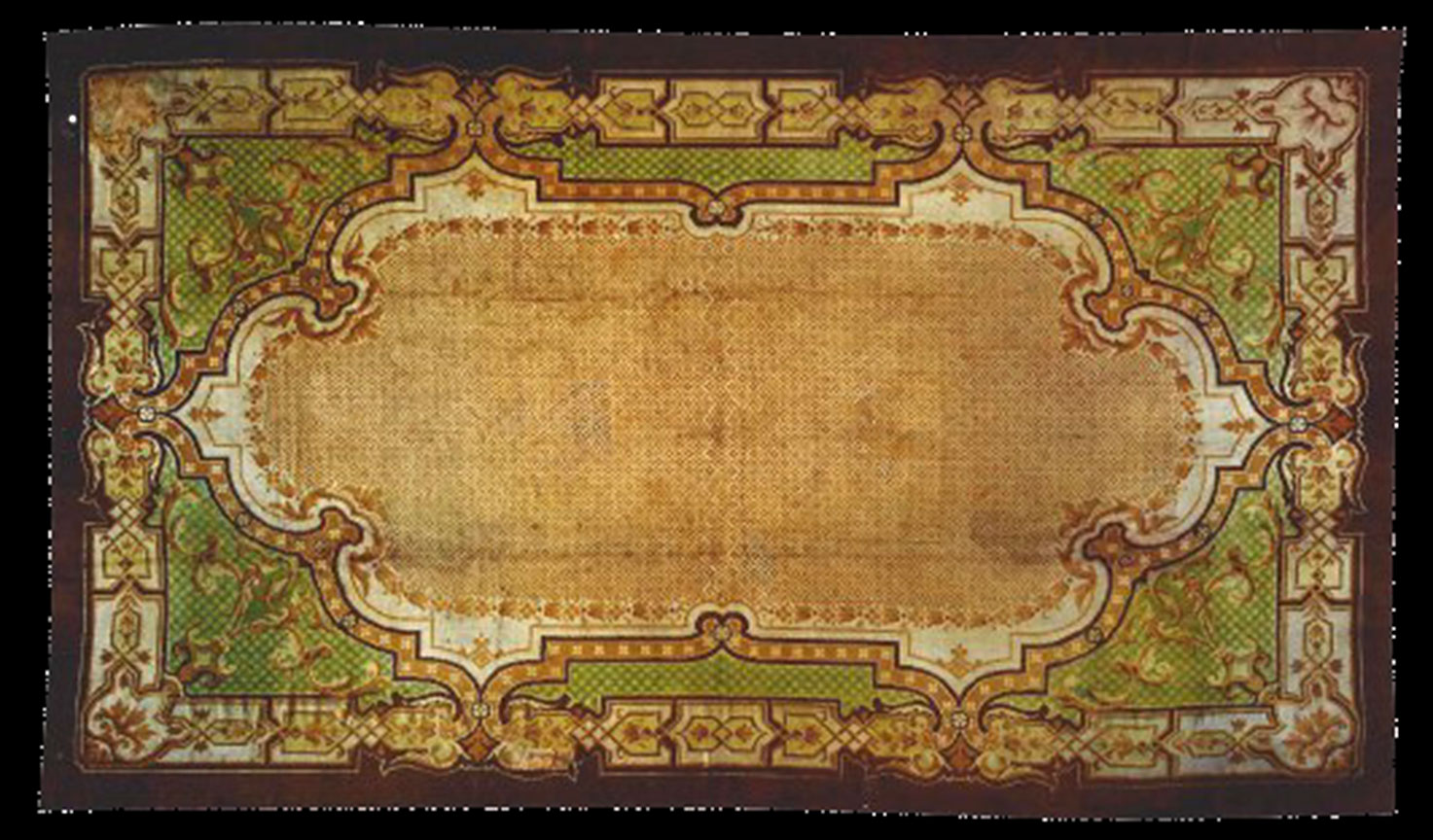Antique axminster Carpet - # 52458