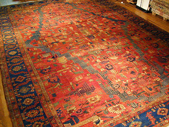 Antique bakshaish Carpet - # 2593