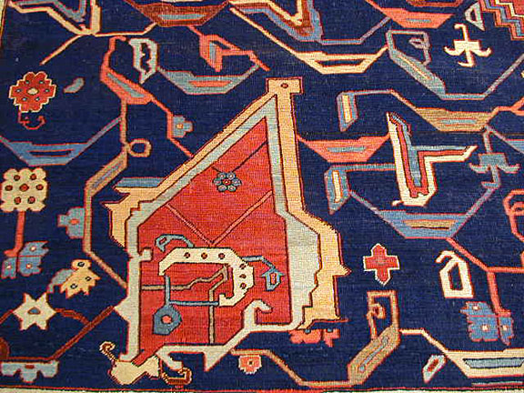 Antique bakshaish Carpet - # 2947