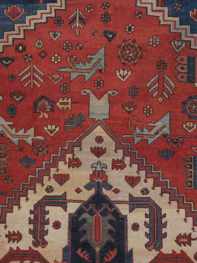 Antique bakshaish Carpet - # 41687