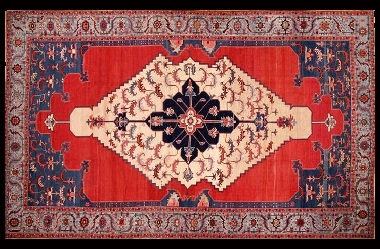 Antique bakshaish Carpet - # 50040