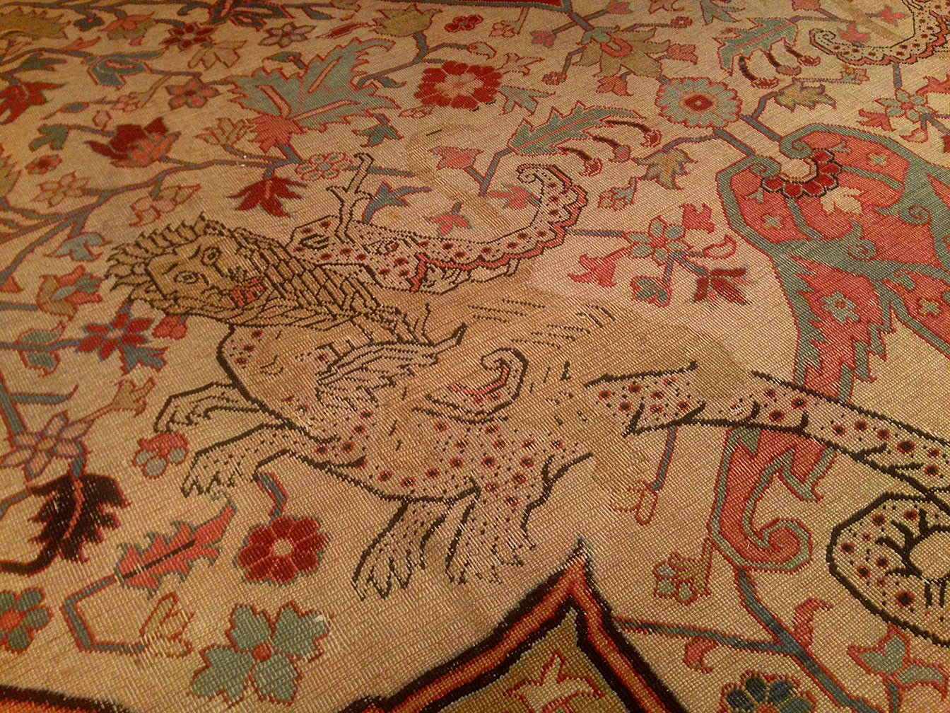 Antique bakshaish Carpet - # 50072