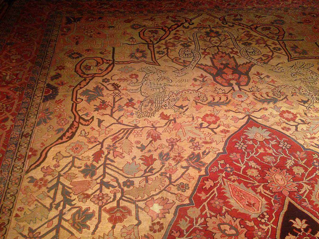 Antique bakshaish Carpet - # 50072