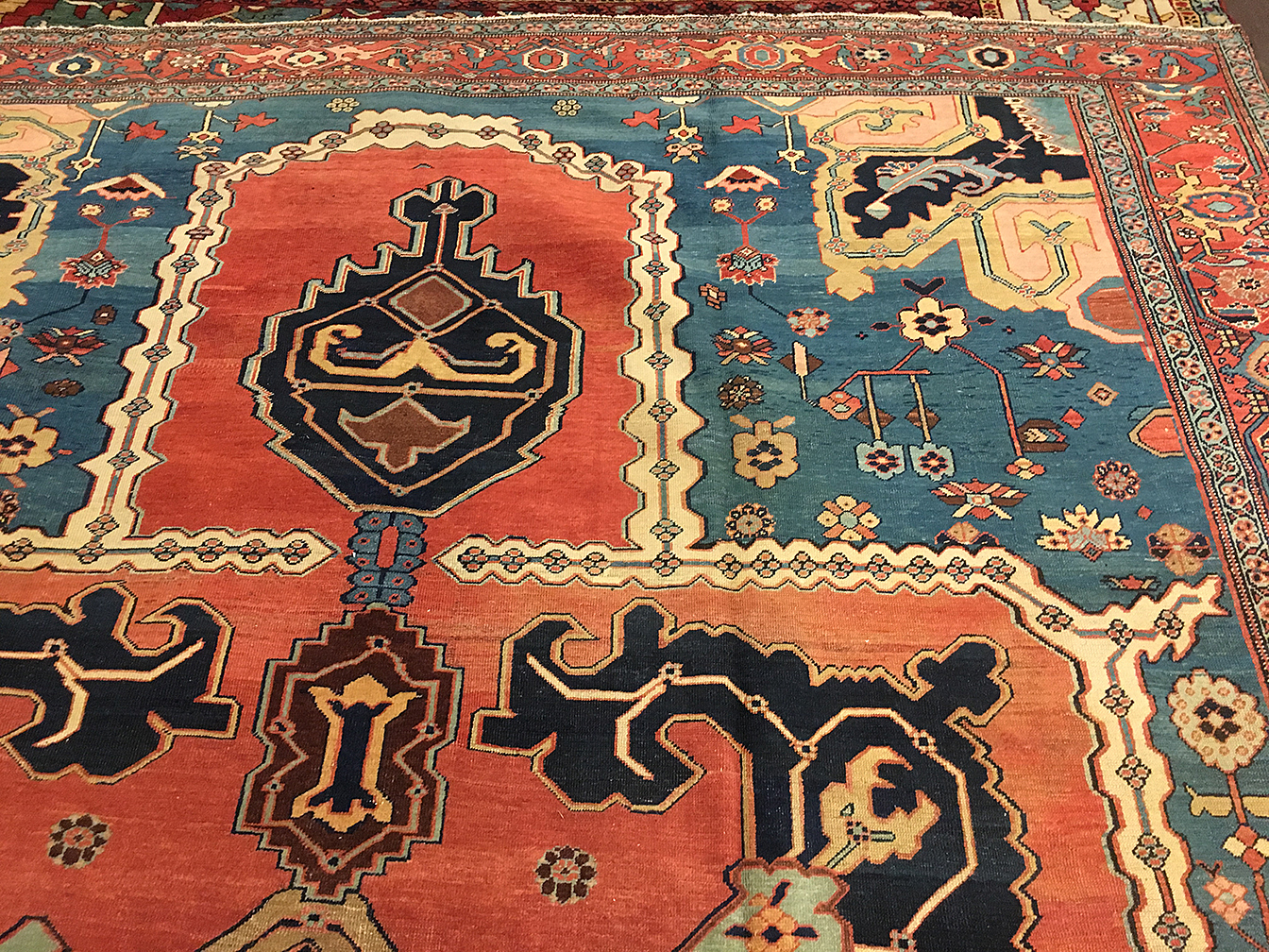 Antique bakshaish Carpet - # 50136