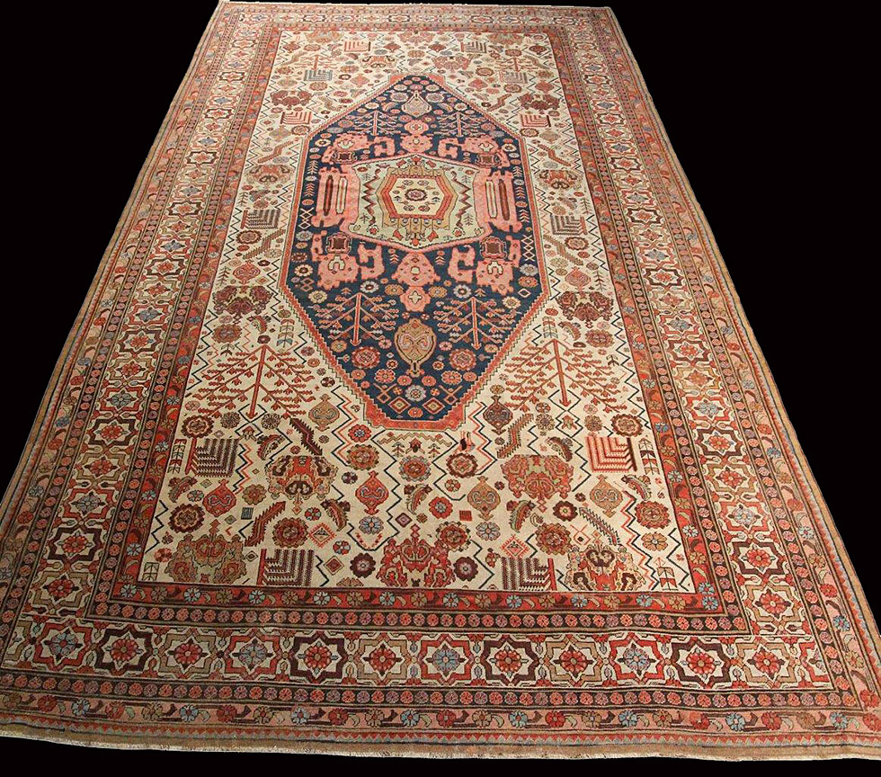 Antique bakshaish Carpet - # 50203