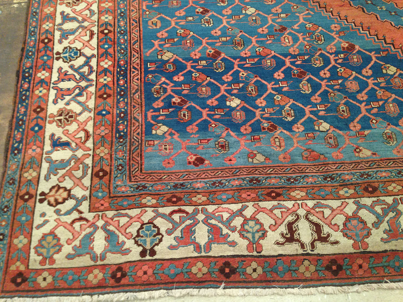 Antique bakshaish Carpet - # 50381