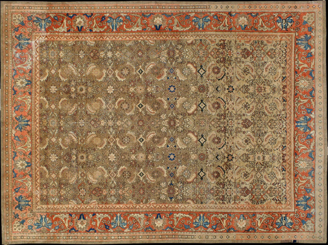 Antique bakshaish Carpet - # 50630