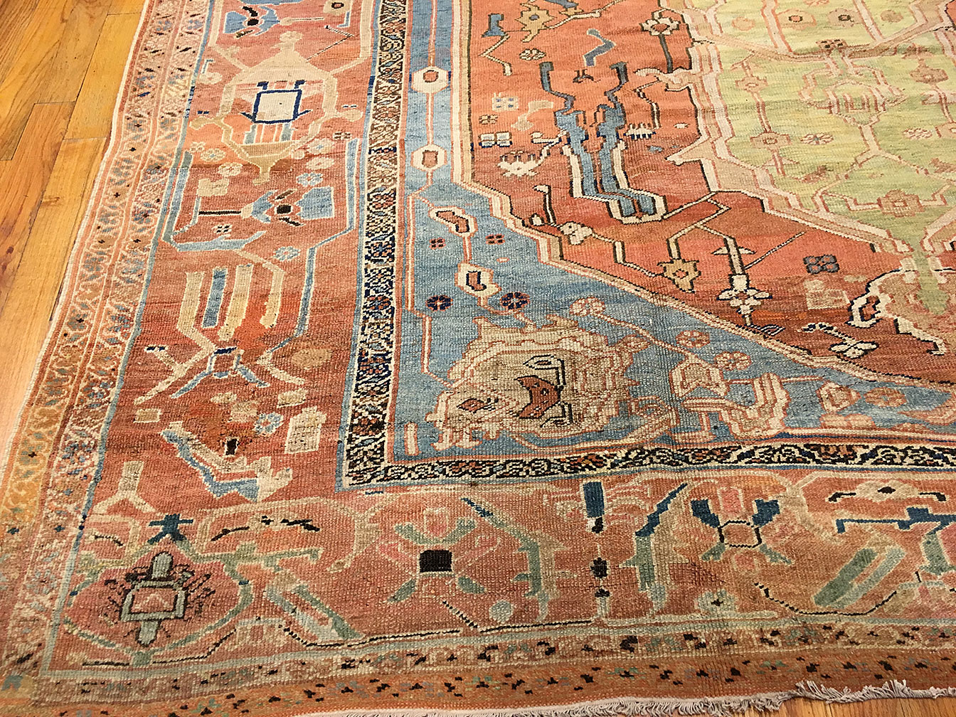 Antique bakshaish Carpet - # 51411