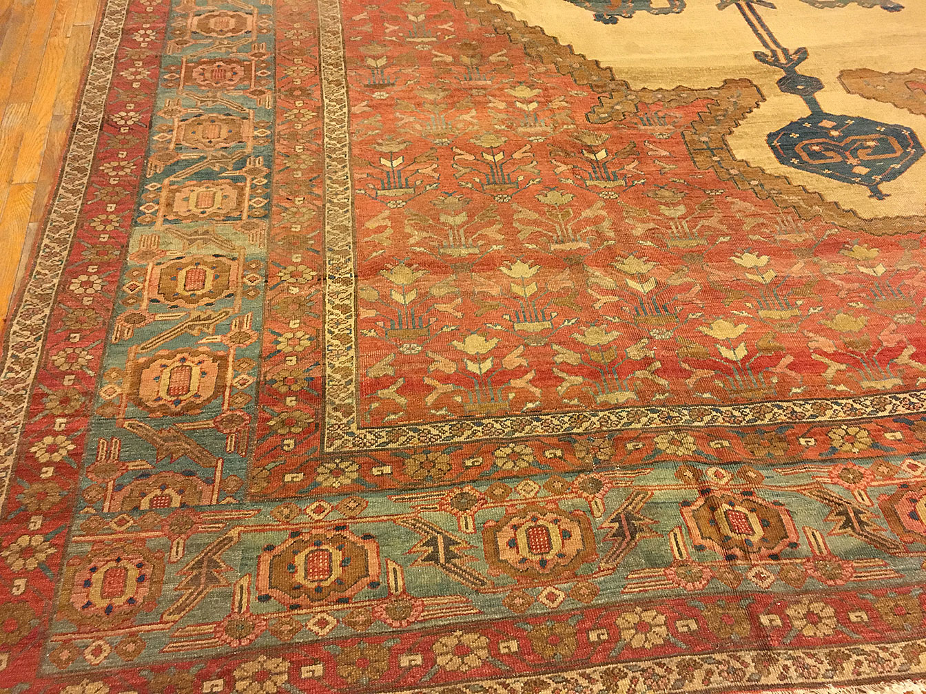 Antique bakshaish Carpet - # 51438