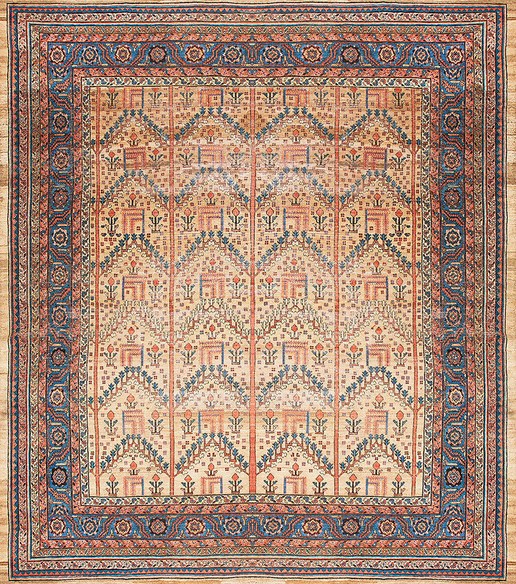 Antique bakshaish Carpet - # 51598