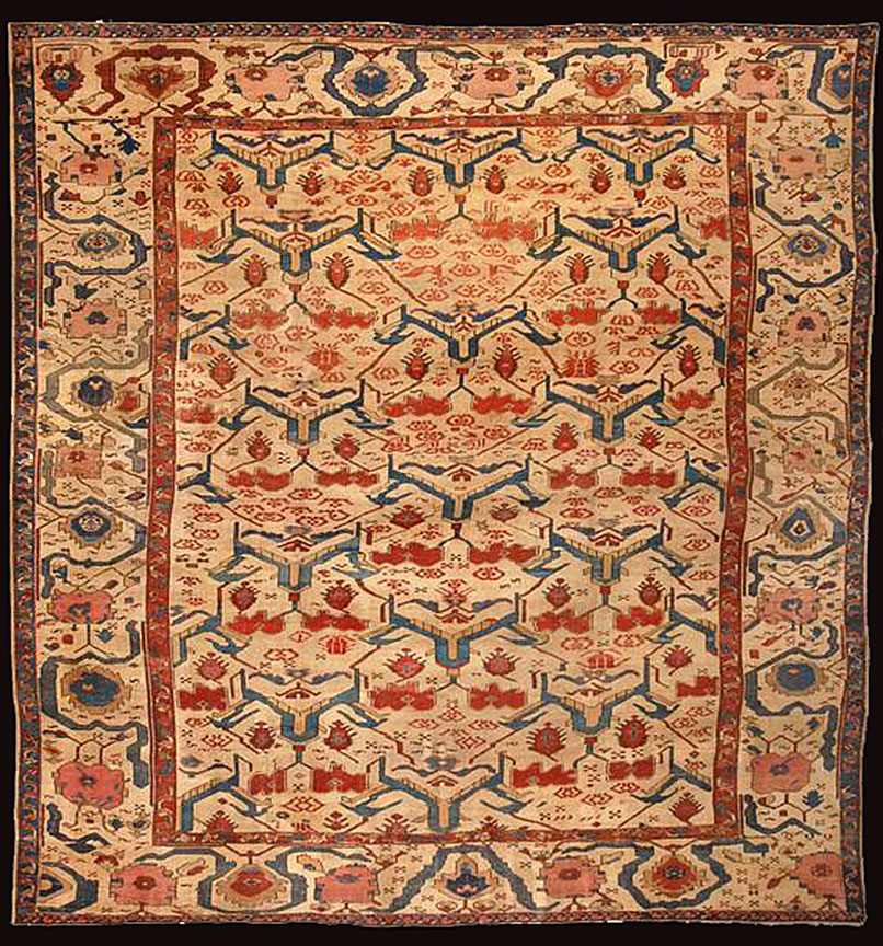 Antique bakshaish Carpet - # 51810