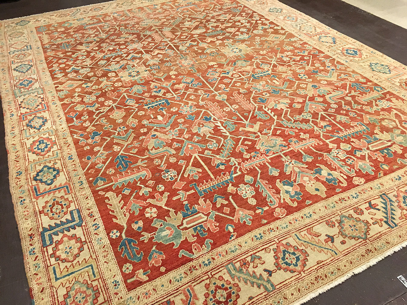 Antique bakshaish Carpet - # 52467