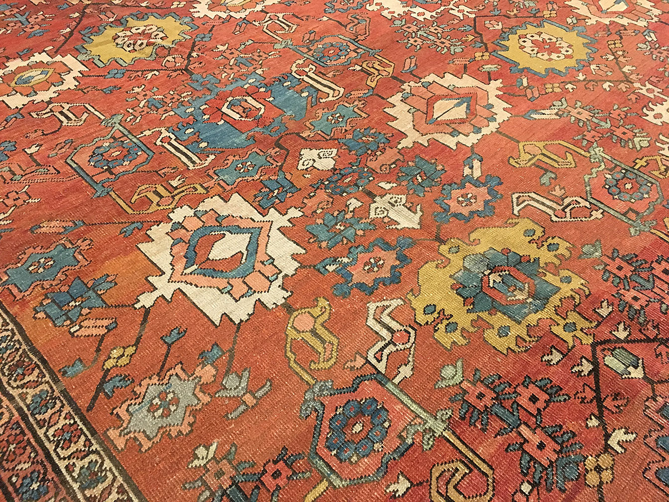 Antique bakshaish Carpet - # 52623
