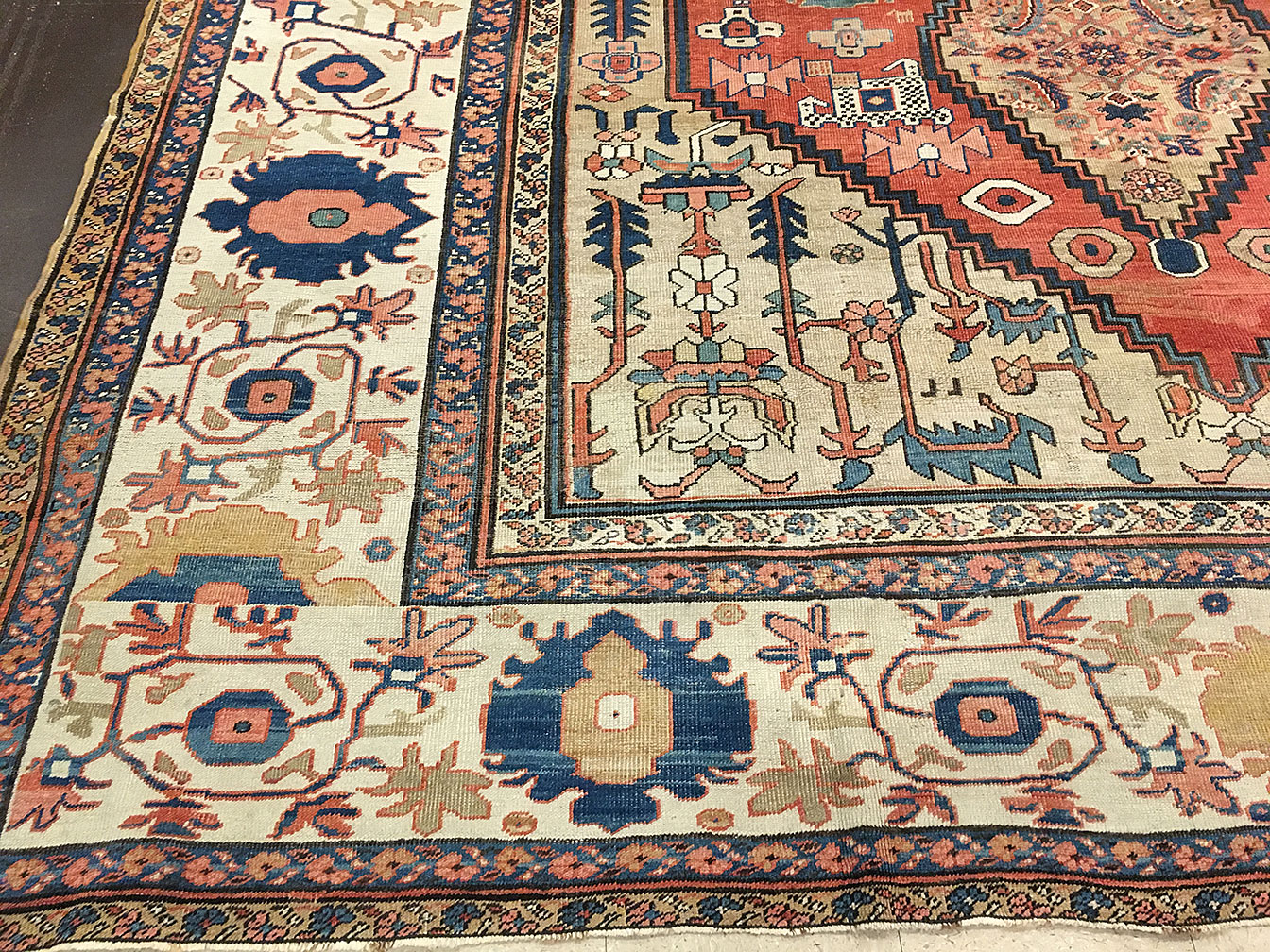 Antique bakshaish Carpet - # 52958