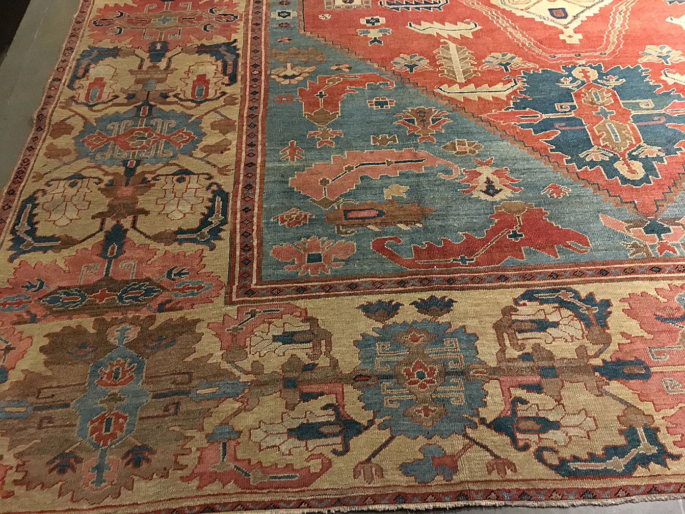 Antique bakshaish Carpet - # 52960