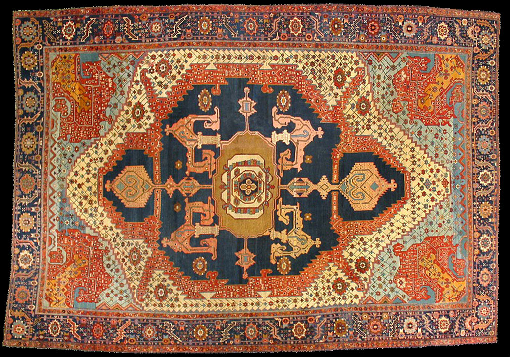 Antique bakshaish Carpet - # 53016