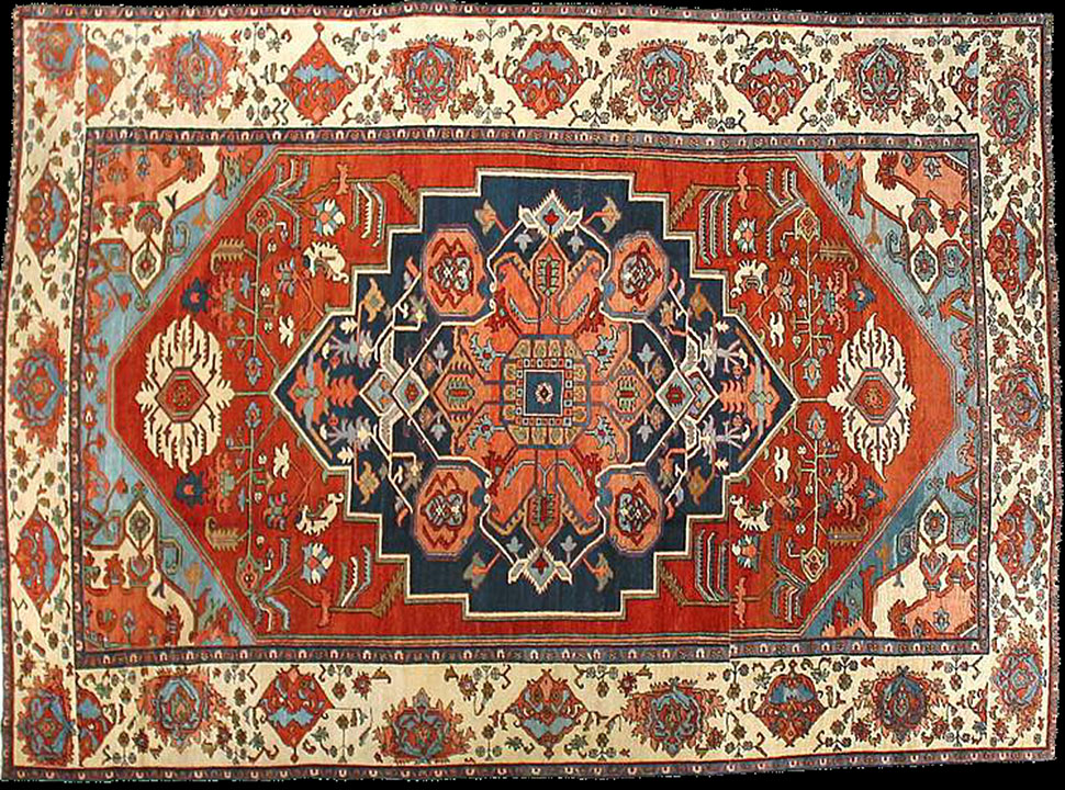 Antique bakshaish Carpet - # 53019