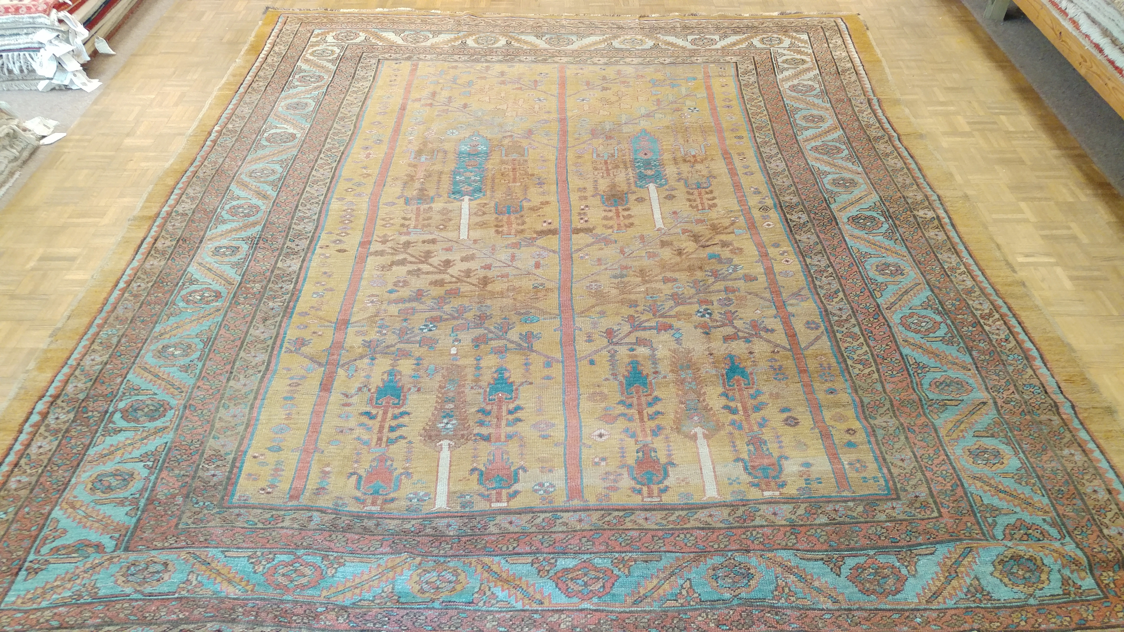 Antique bakshaish Carpet - # 53869