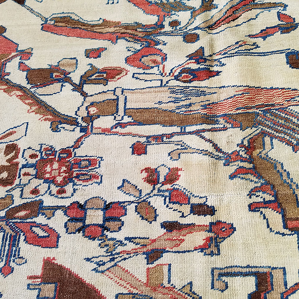 Antique bakshaish Carpet - # 54324
