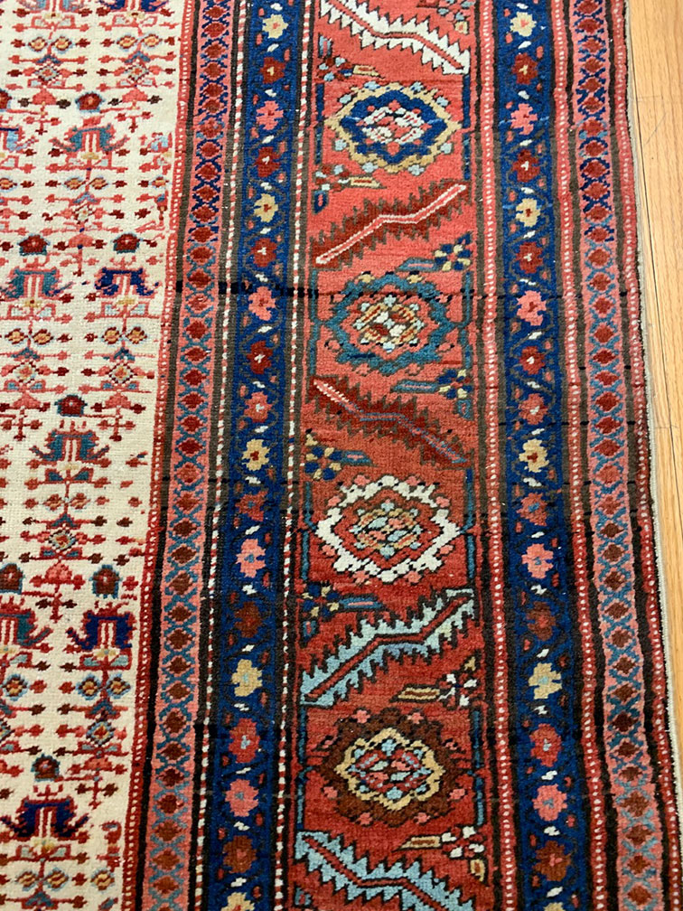 Antique bakshaish Carpet - # 55316