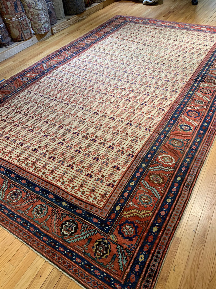 Antique bakshaish Carpet - # 55316