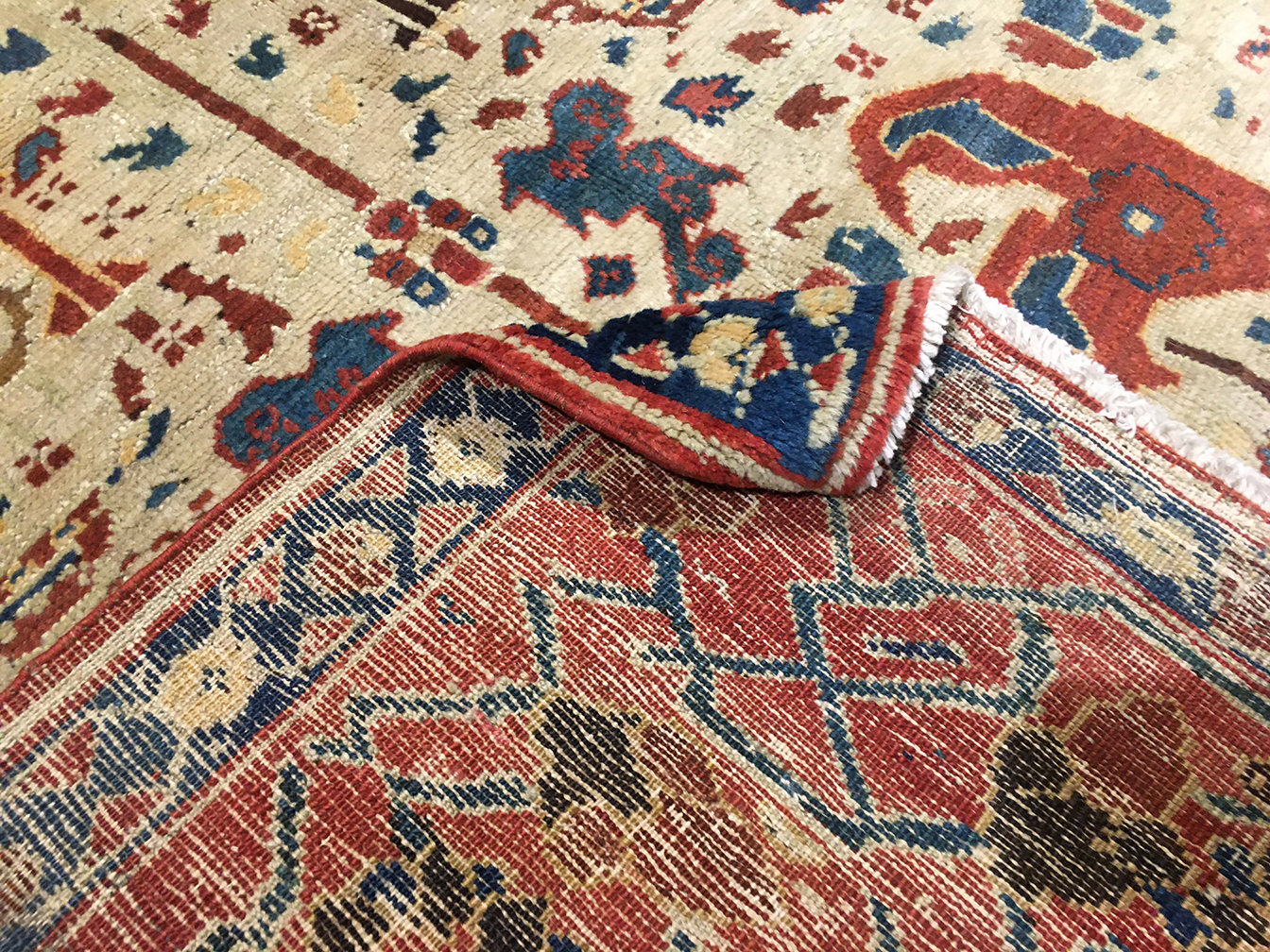 Antique bakshaish Carpet - # 55822