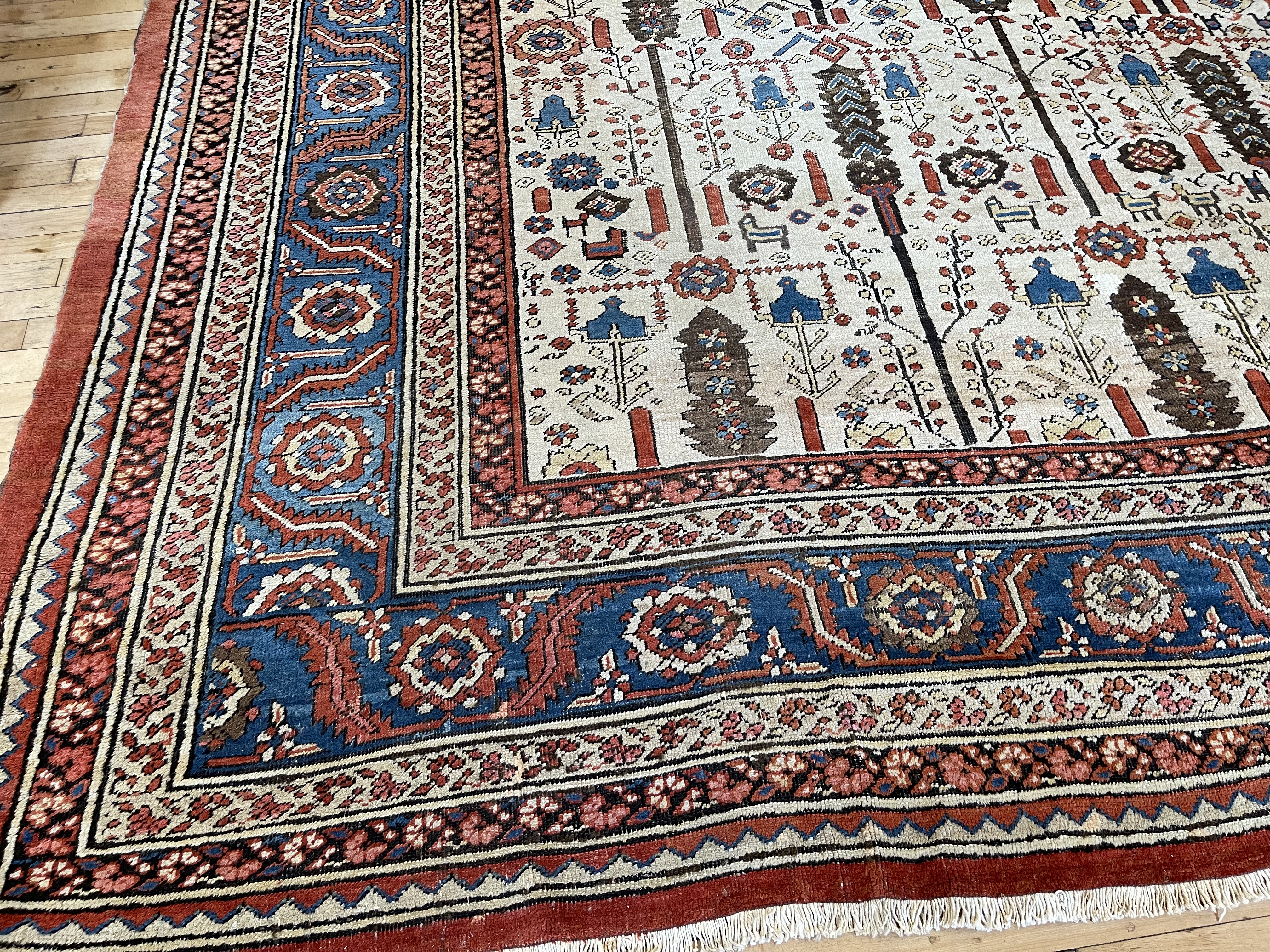 Antique bakshaish Carpet - # 57886