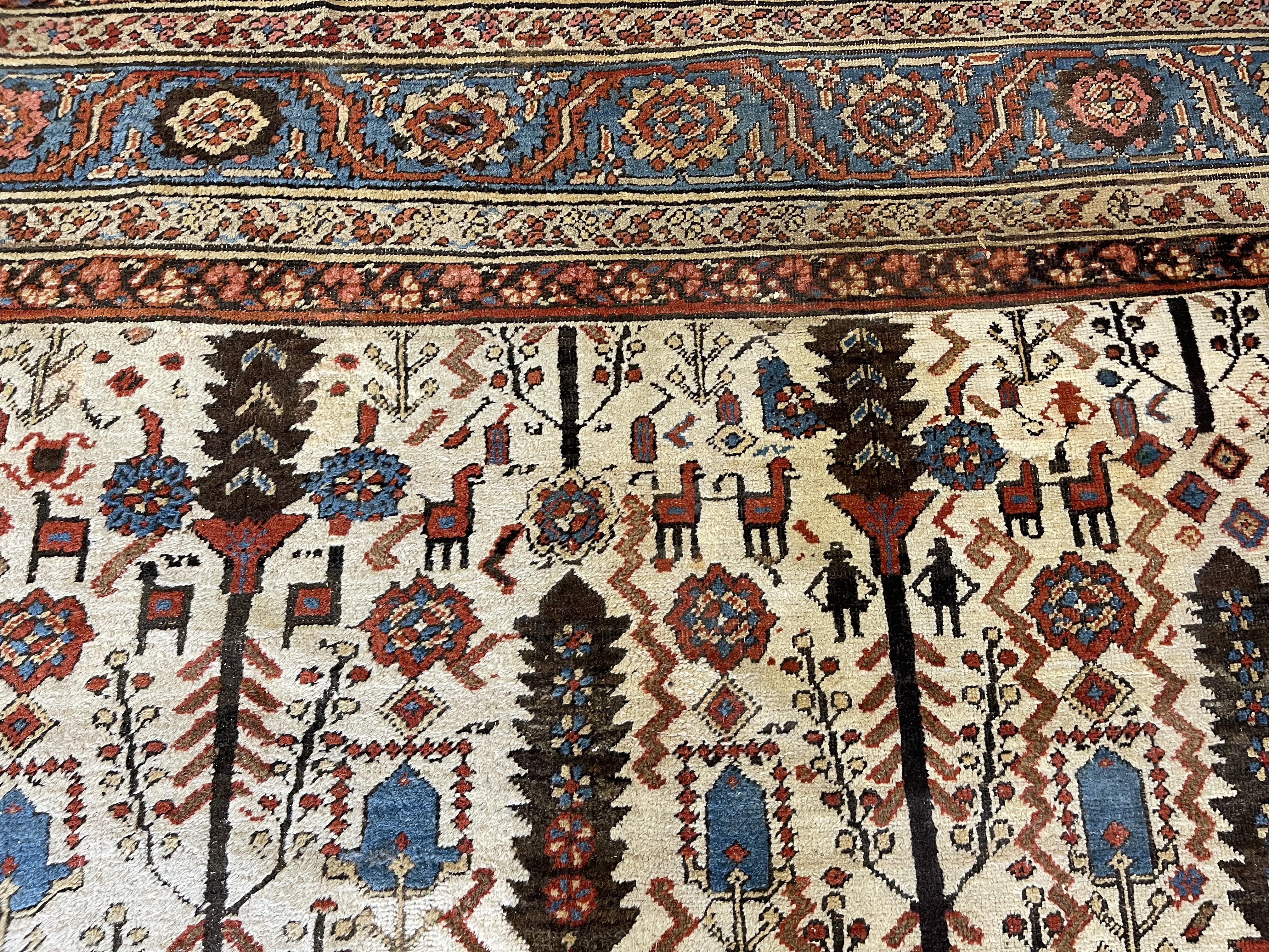 Antique bakshaish Carpet - # 57886