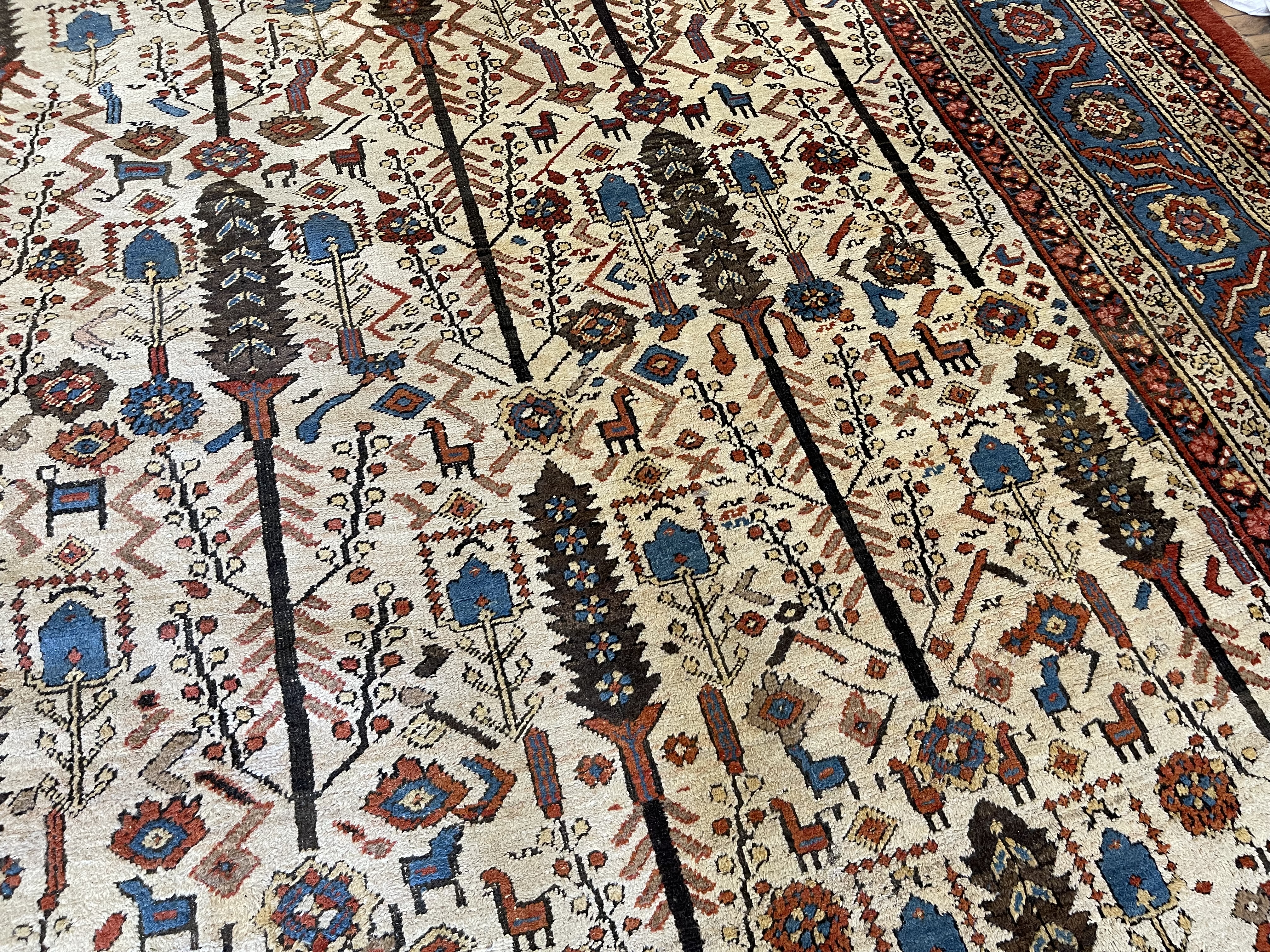 Antique bakshaish Carpet - # 57886