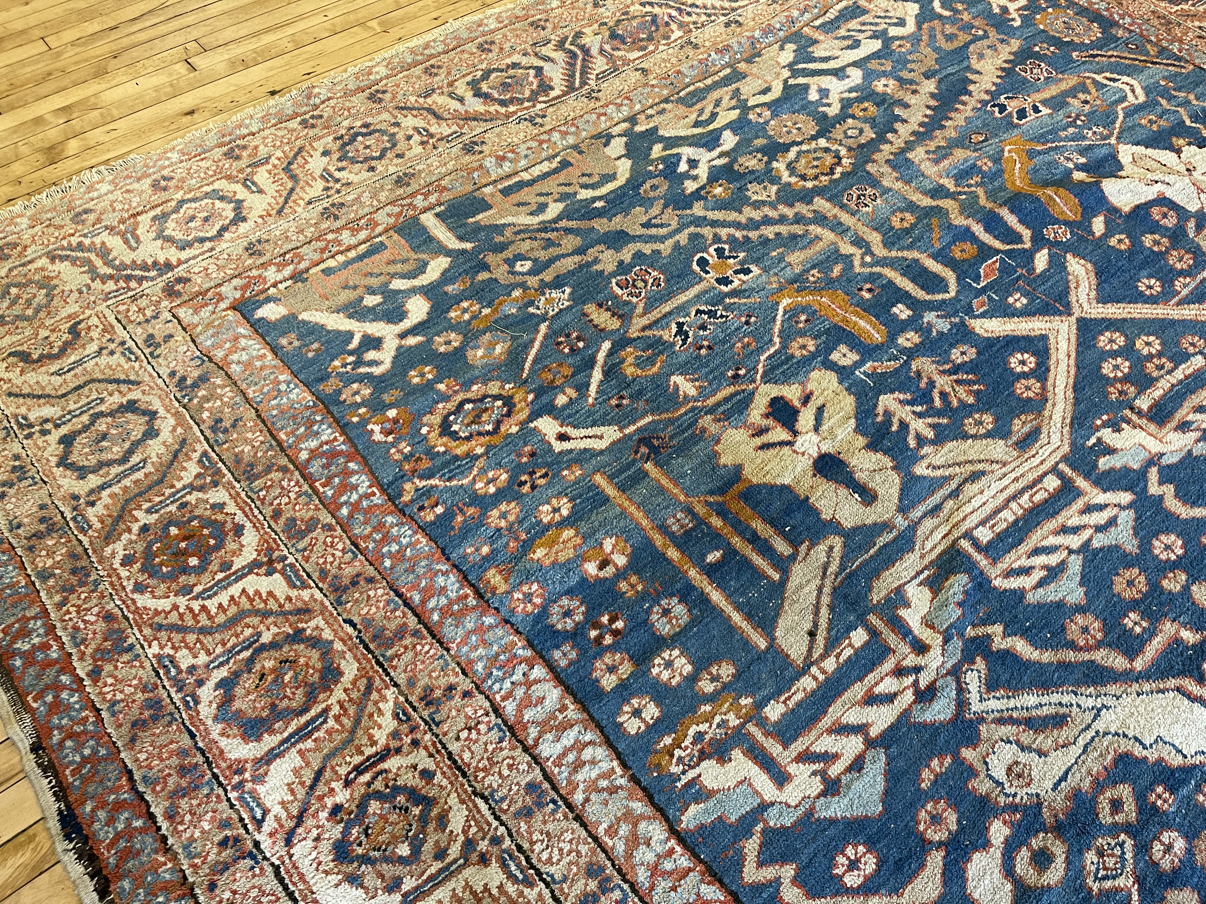 Antique bakshaish Carpet - # 57888