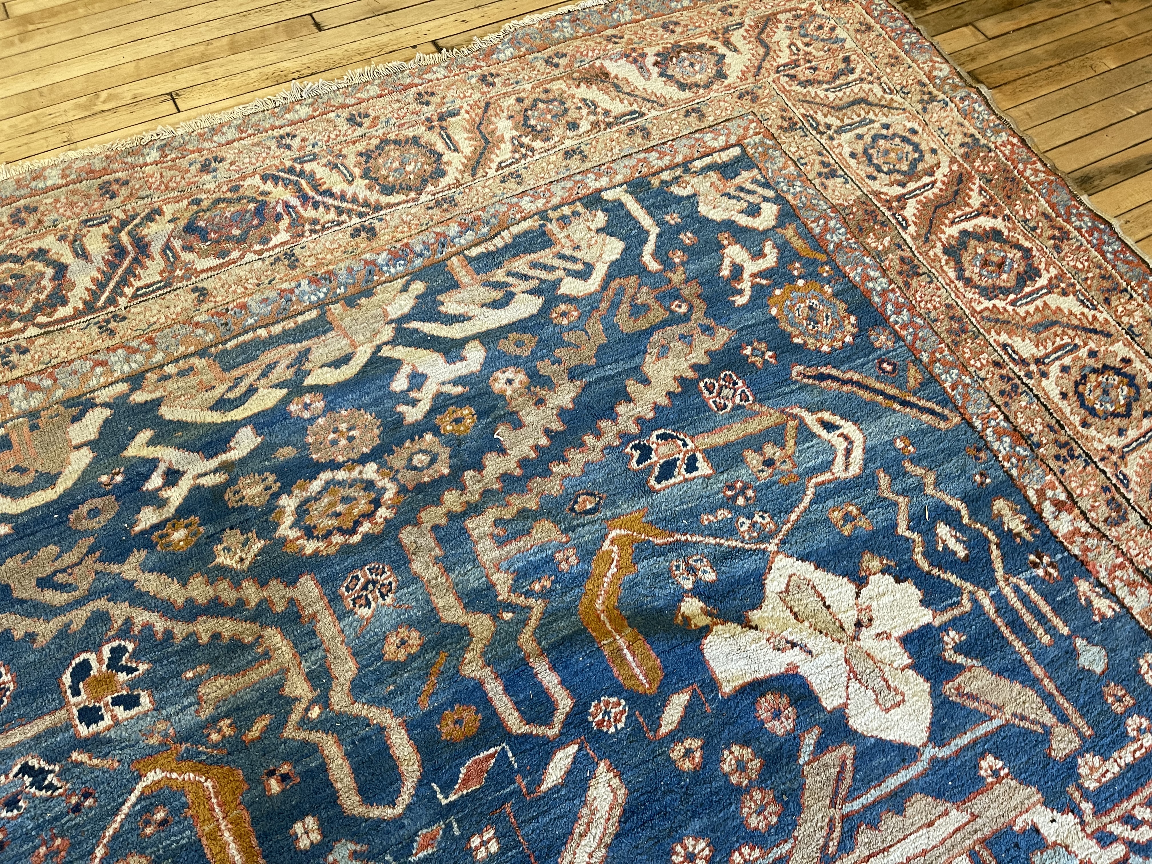 Antique bakshaish Carpet - # 57888