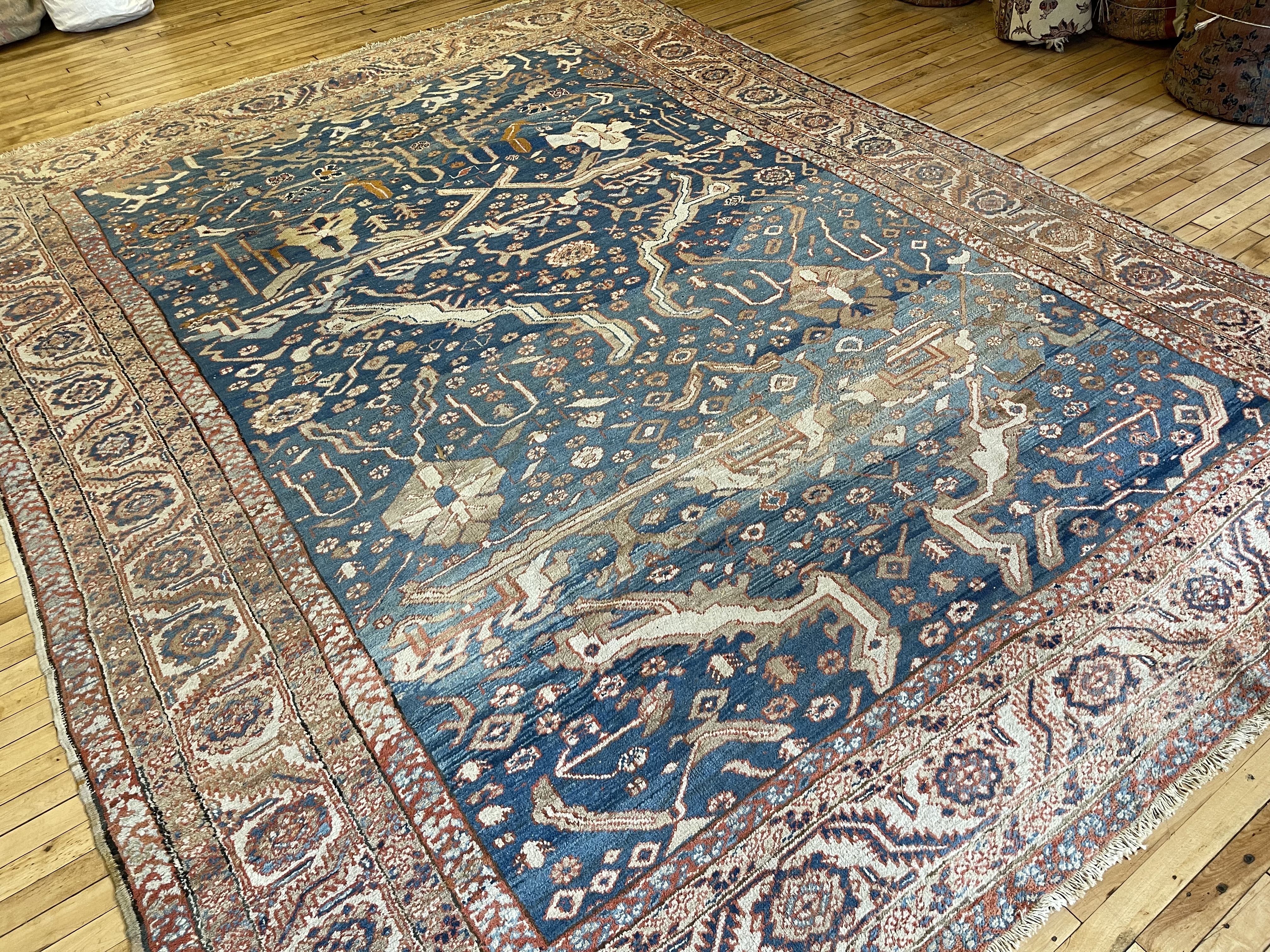 Antique bakshaish Carpet - # 57888