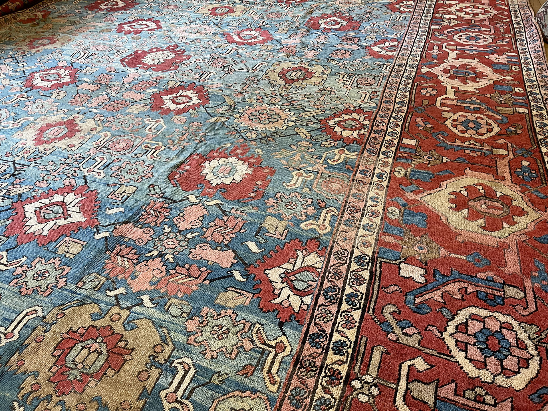 Antique bakshaish Carpet - # 58250