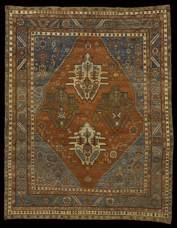 Antique bakshaish Carpet - # 7296