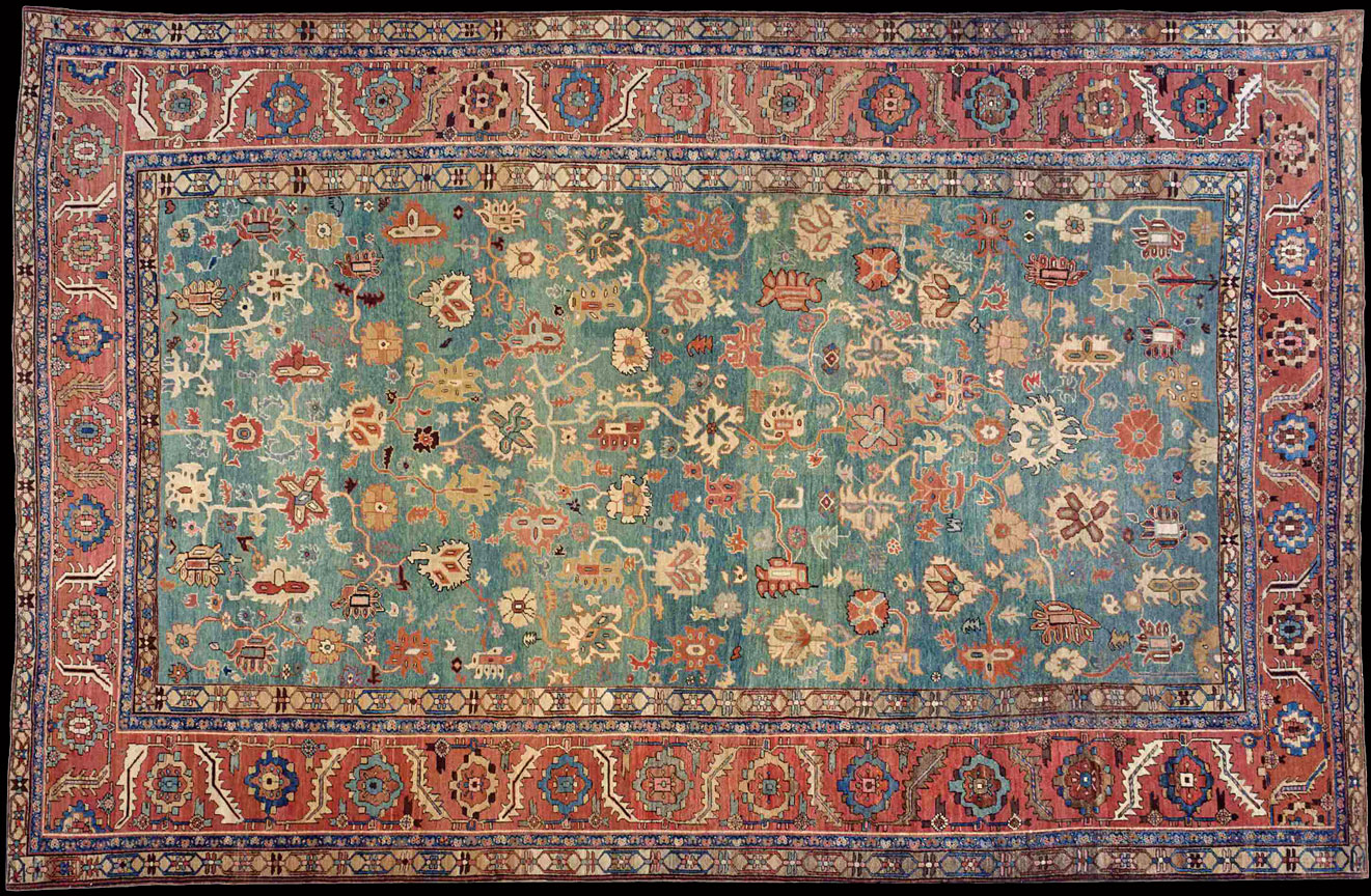 Antique bakshaish Carpet - # 7624