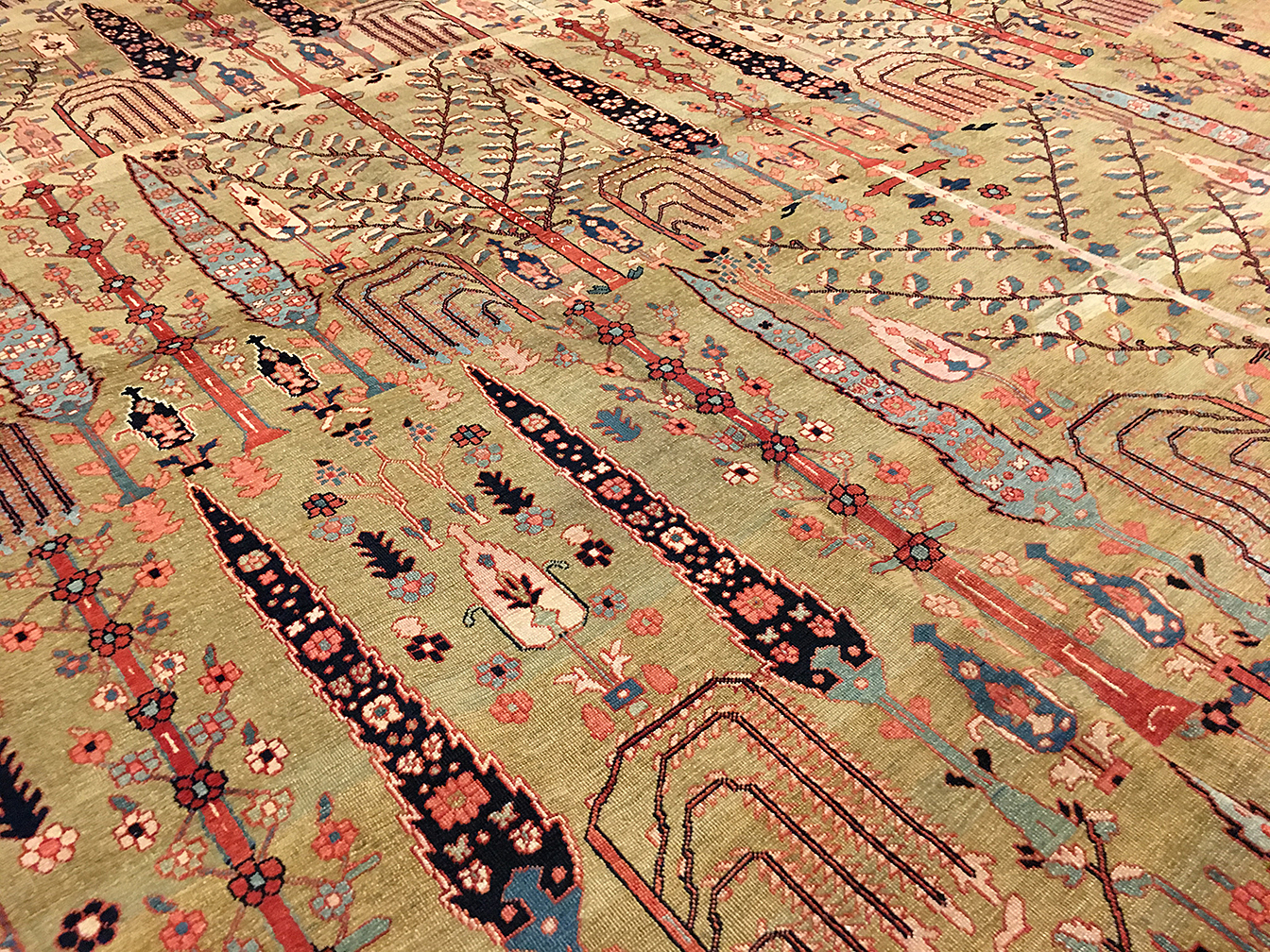 Antique bakshaish Carpet - # 80001