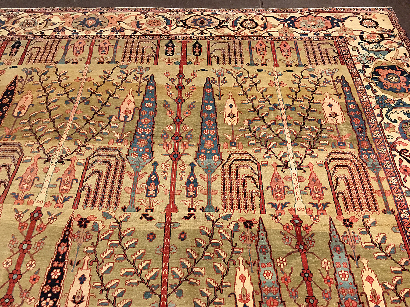 Antique bakshaish Carpet - # 80001