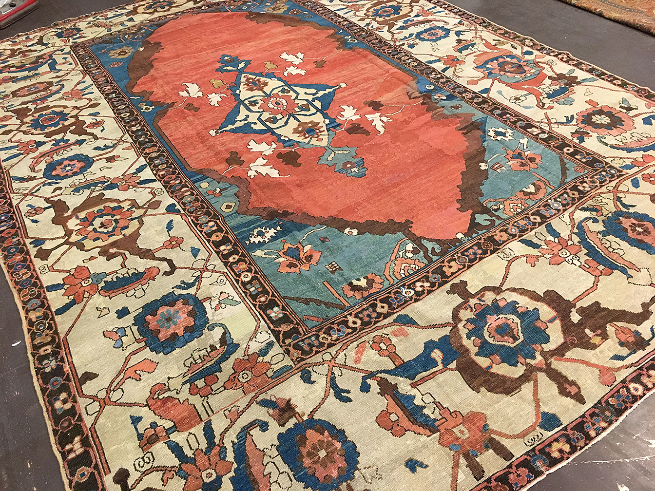 Antique bakshaish Carpet - # 80035
