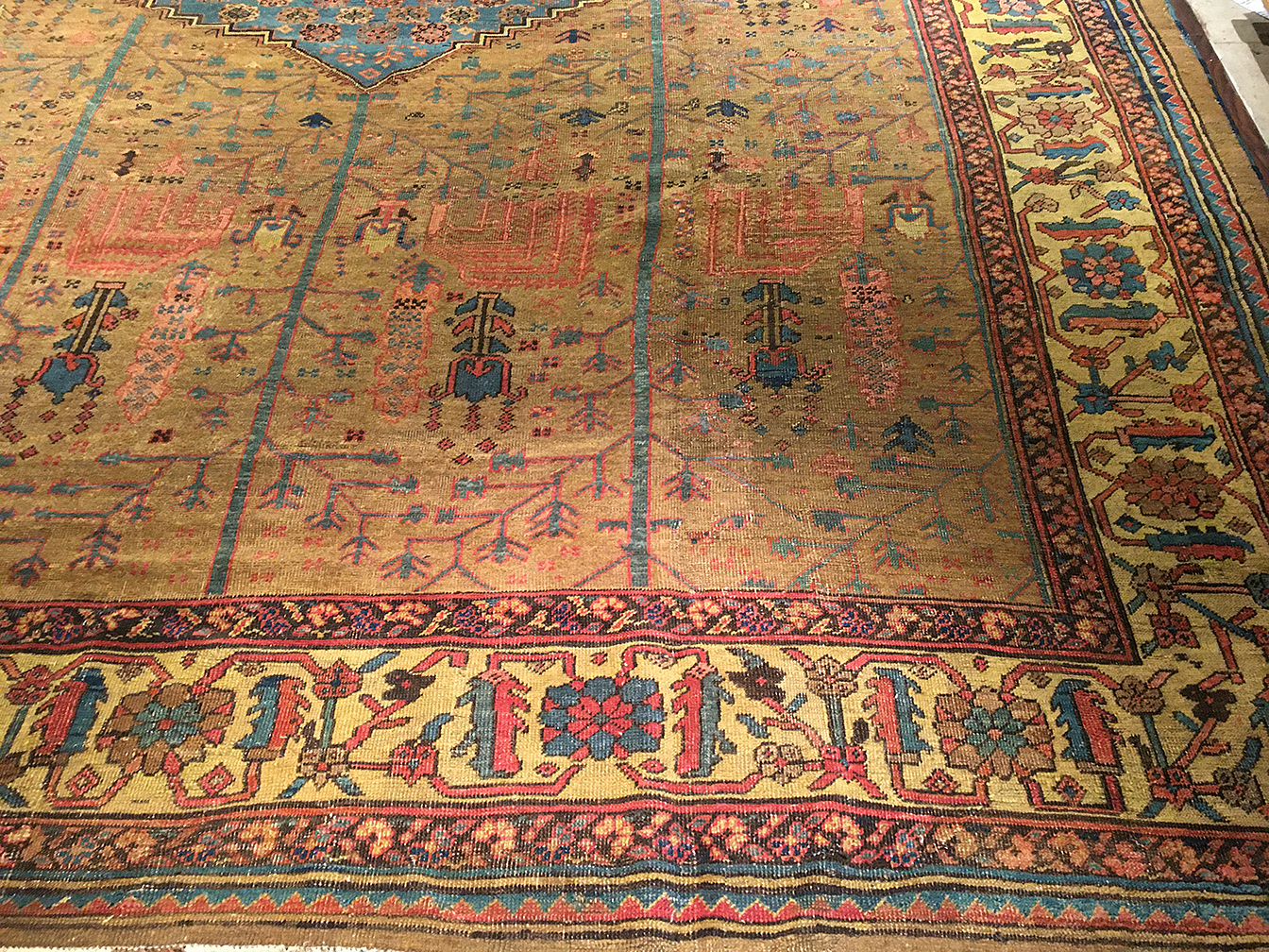 Antique bakshaish Carpet - # 80126