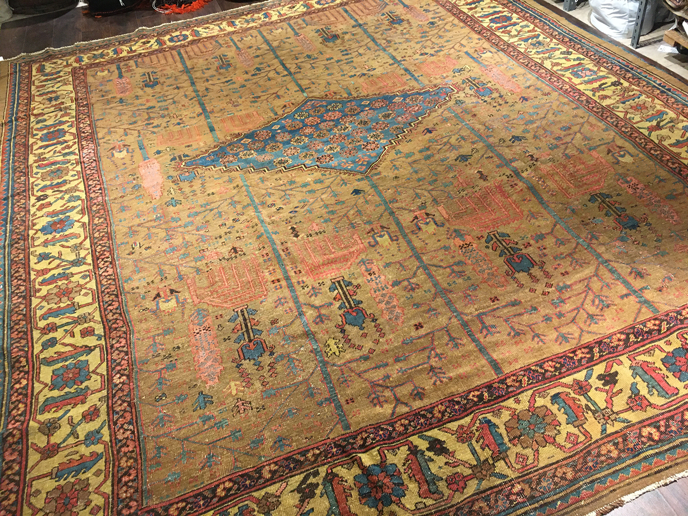Antique bakshaish Carpet - # 80126